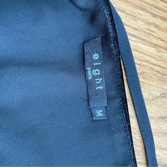 90s Y2K Whimsigoth sleeveless spaghetti strap v-neck velvet velour mini dress - Picture 7 of 12